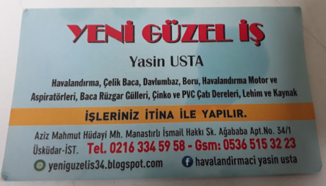 Yasin Havalandırma